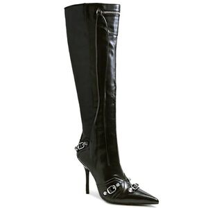 Cape Robbin Black Knee-High Boots Size 10